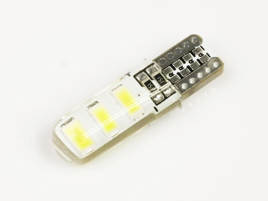Interlook LED auto žárovka LED W5W T10 6 SMD 5630 silikon